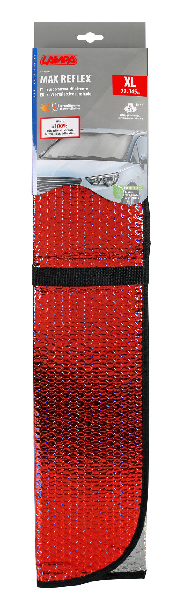 Max-Reflex XL, scudo termo-riflettente bicolore doubleface