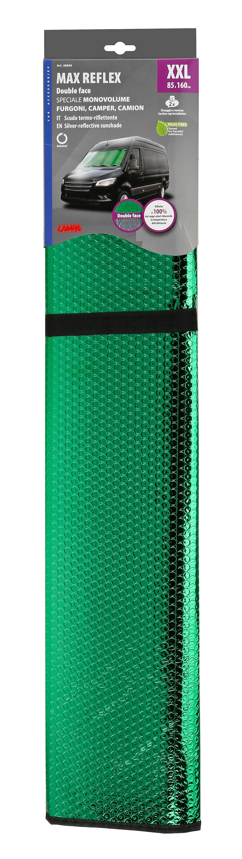 Max Reflex XXL, scudo termo-riflettente bicolore doubleface