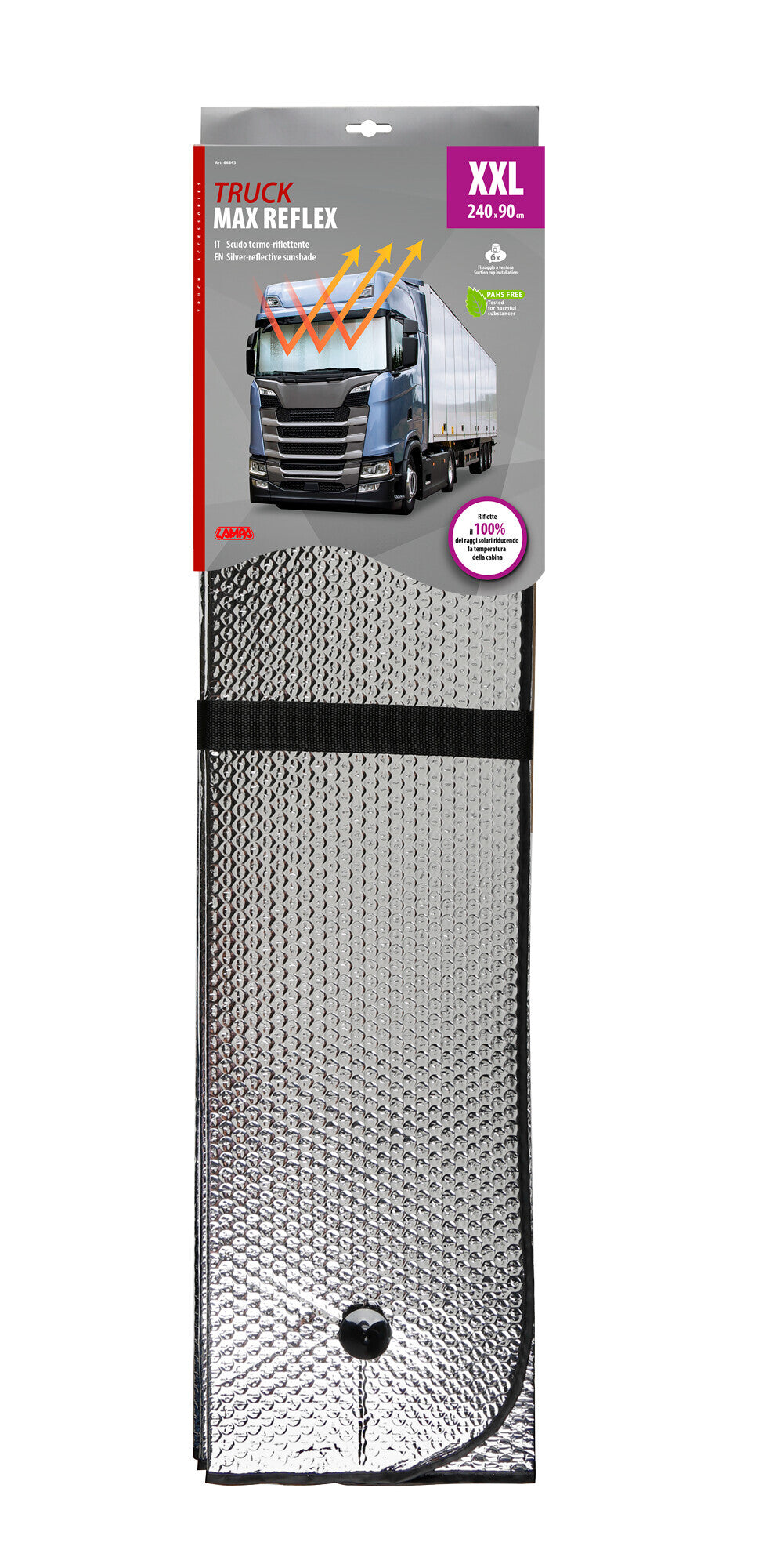 Max Reflex Truck, scudo termo-riflettente - 240x90 cm