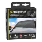 Essential-Caps 2 in 1, calze-tendine parasole laterali posteriori, set 2 pezzi - M - 60~90 x 50 cm
