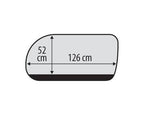 Essential-Caps 2 in 1, calze-tendine parasole laterali posteriori, set 2 pezzi - XL - 80~126 x 52 cm