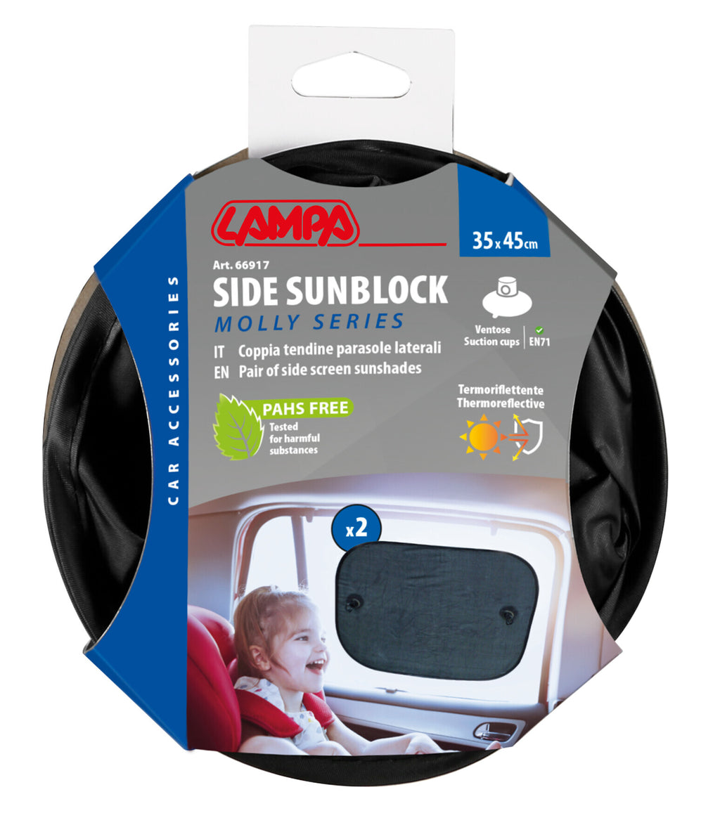 Molly Sunblock, coppia tendine a molla - 35x45 cm