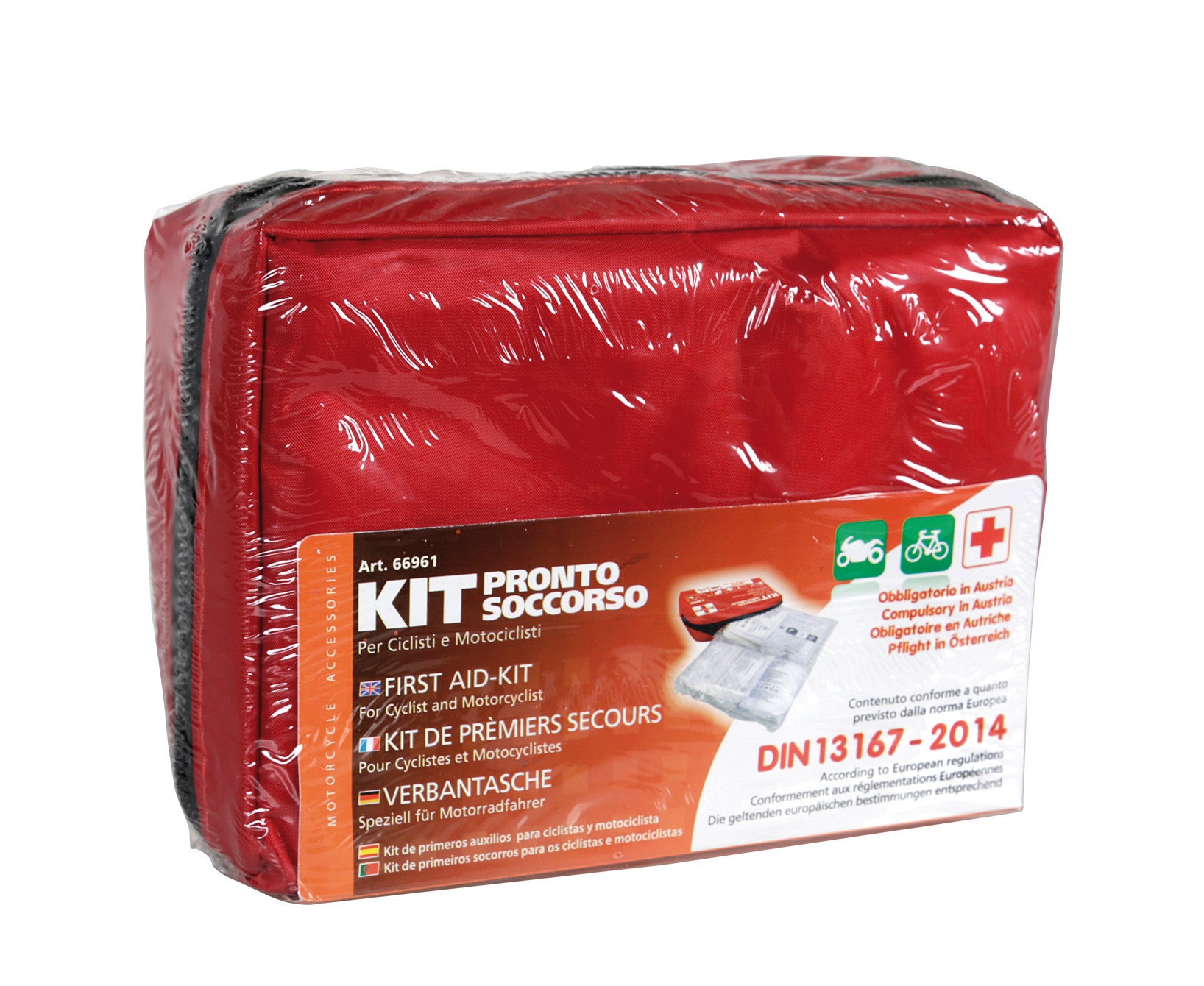 Kit pronto soccorso per ciclisti e motociclisti