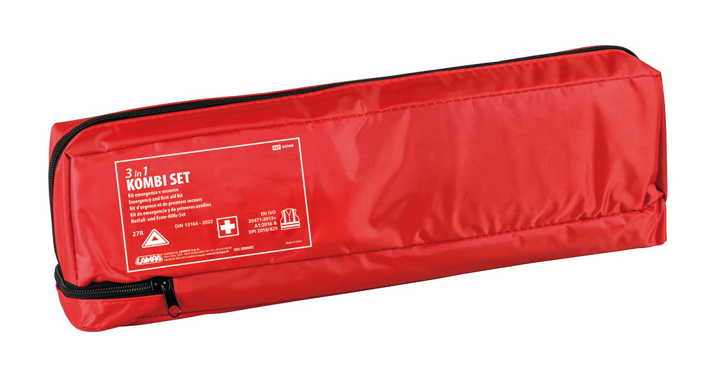 Kombi set 3 in 1, kit emergenza e soccorso