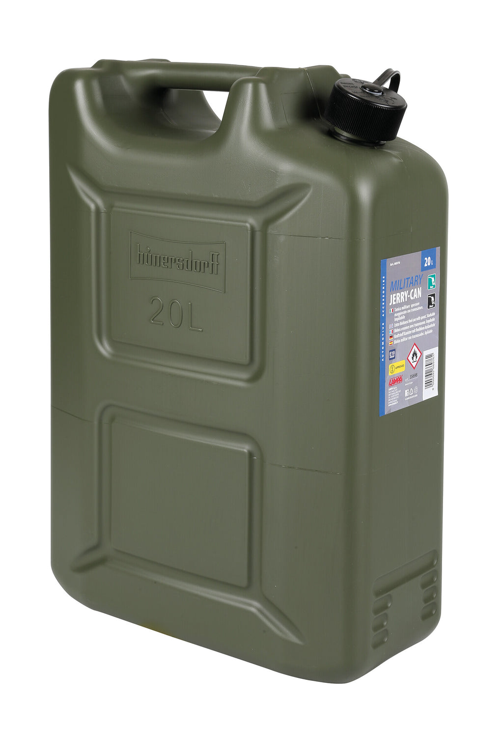 Tanica carburante in polietilene, modello militare - 20 L