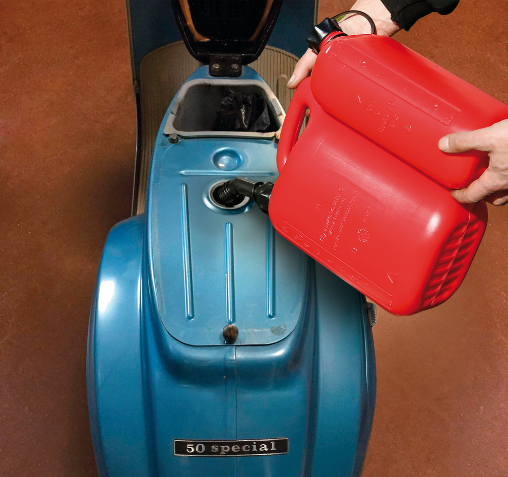 Tanica carburante a 2 comparti - 5,5+3 L