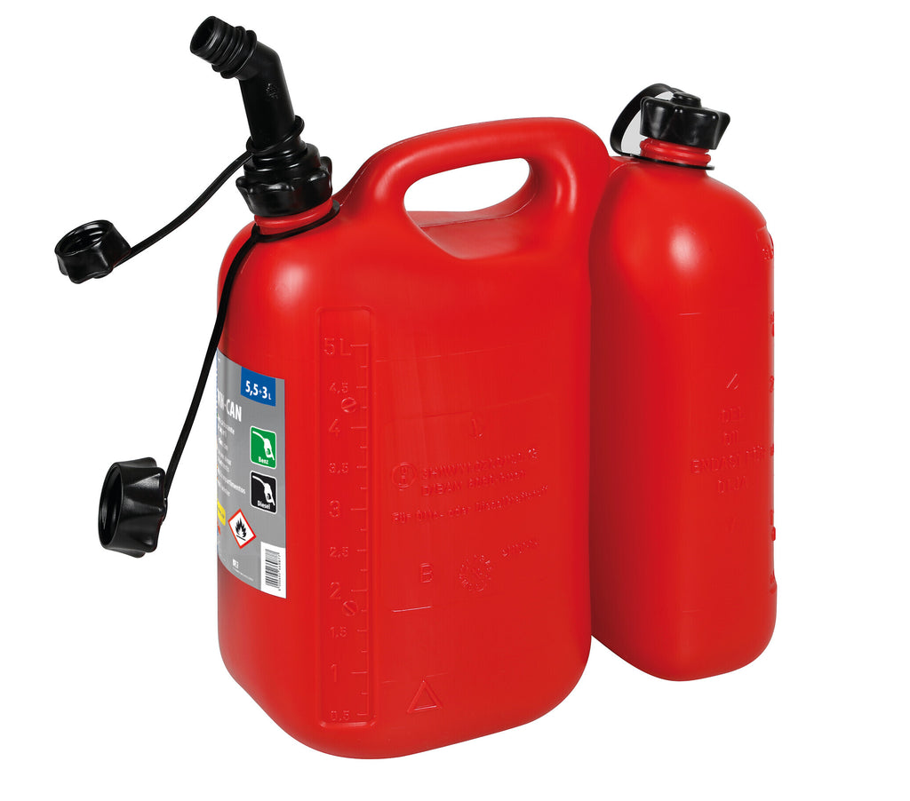 Tanica carburante a 2 comparti - 5,5+3 L