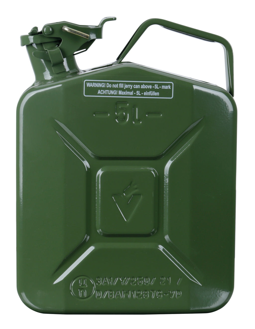 Tanica carburante tipo militare in metallo - 5 L