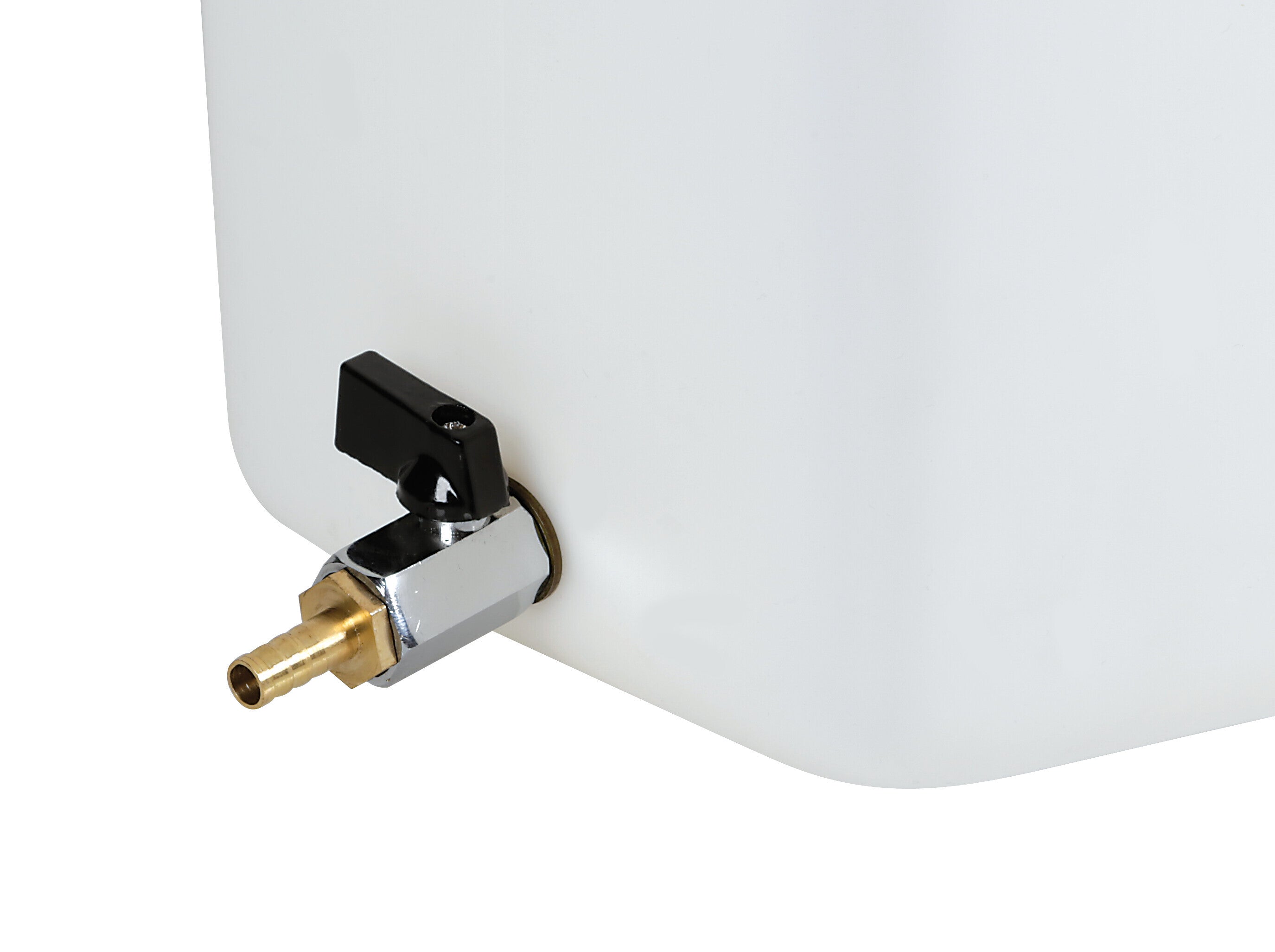 Tanica in polietilene con rubinetto in metallo - 10 L - Verticale