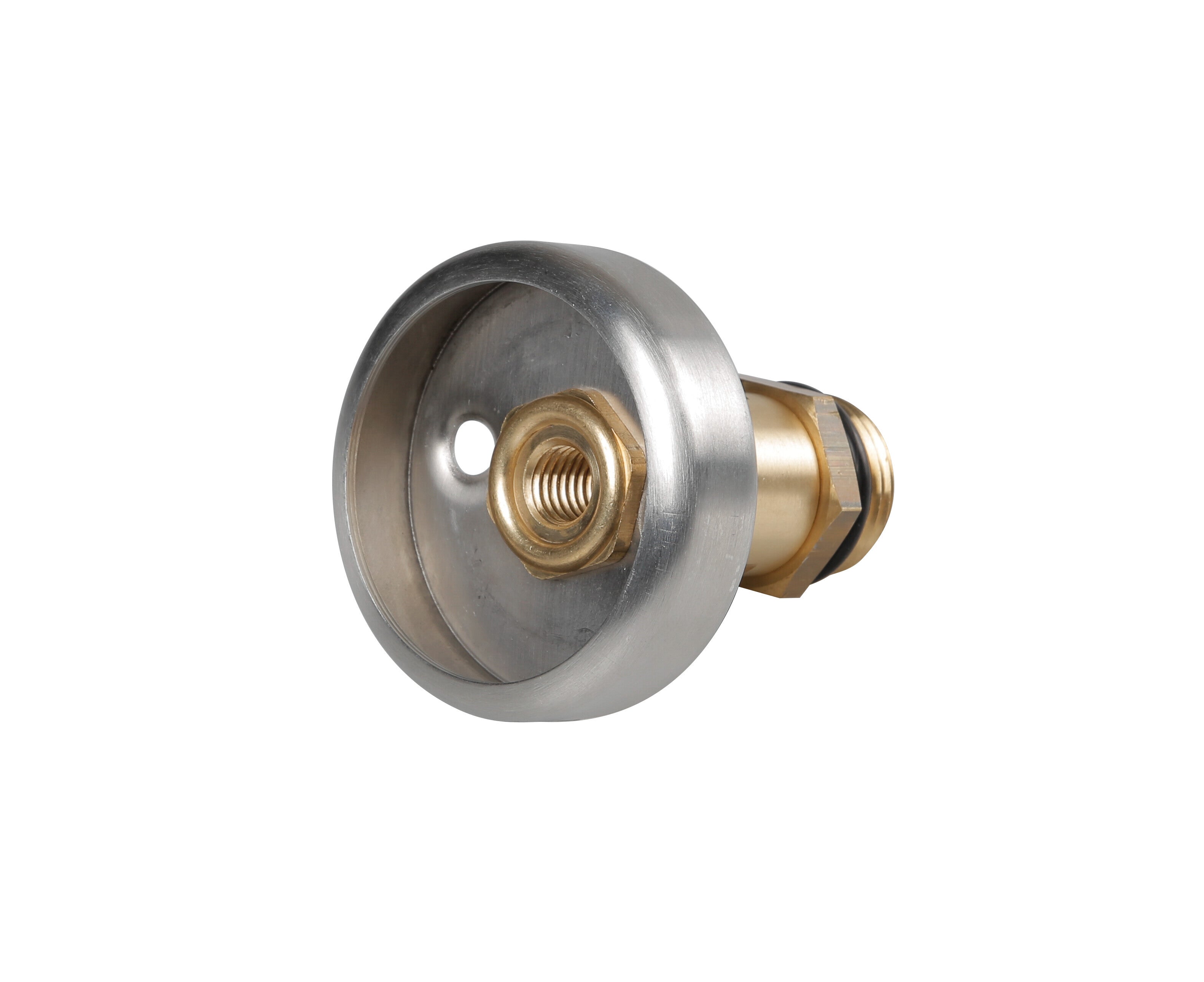 Adattatore GPL - Dish (Italia) - W21,8 - 57 mm - Ottone / Acciaio inox