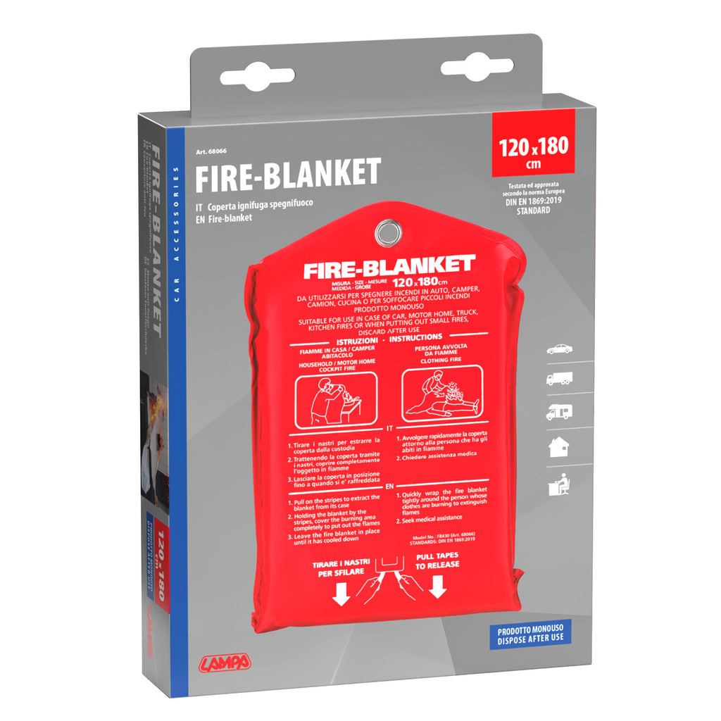 Coperta ignifuga spegnifuoco - 120x180 cm