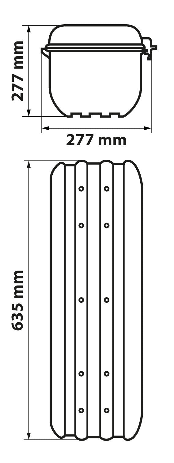 Cassetta porta estintore