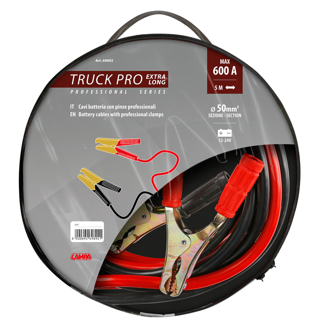 Cavi Batteria Truck-Pro - 500 cm - 600 A - 50 mm²