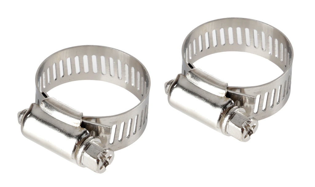 Fascette stringitubo in acciaio inox - set 2 pz - ↔ 12 mm - Ø 13-23 mm