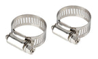 Fascette stringitubo in acciaio inox - set 2 pz - ↔ 12 mm - Ø 13-23 mm