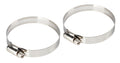 Fascette stringitubo in acciaio inox - set 2 pz - ↔ 12 mm - Ø 52-76 mm
