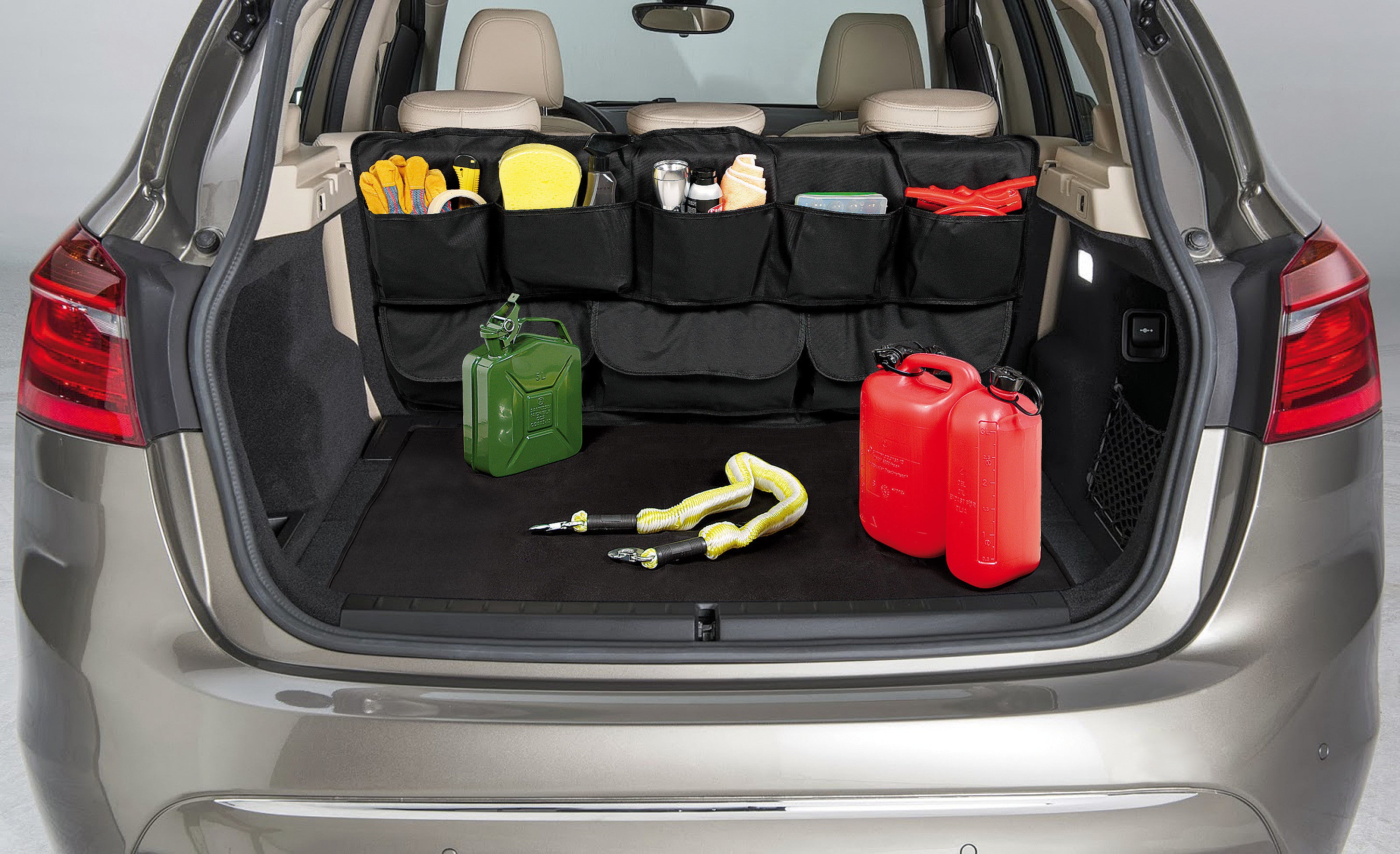 Organizer baule con tappeto di protezione