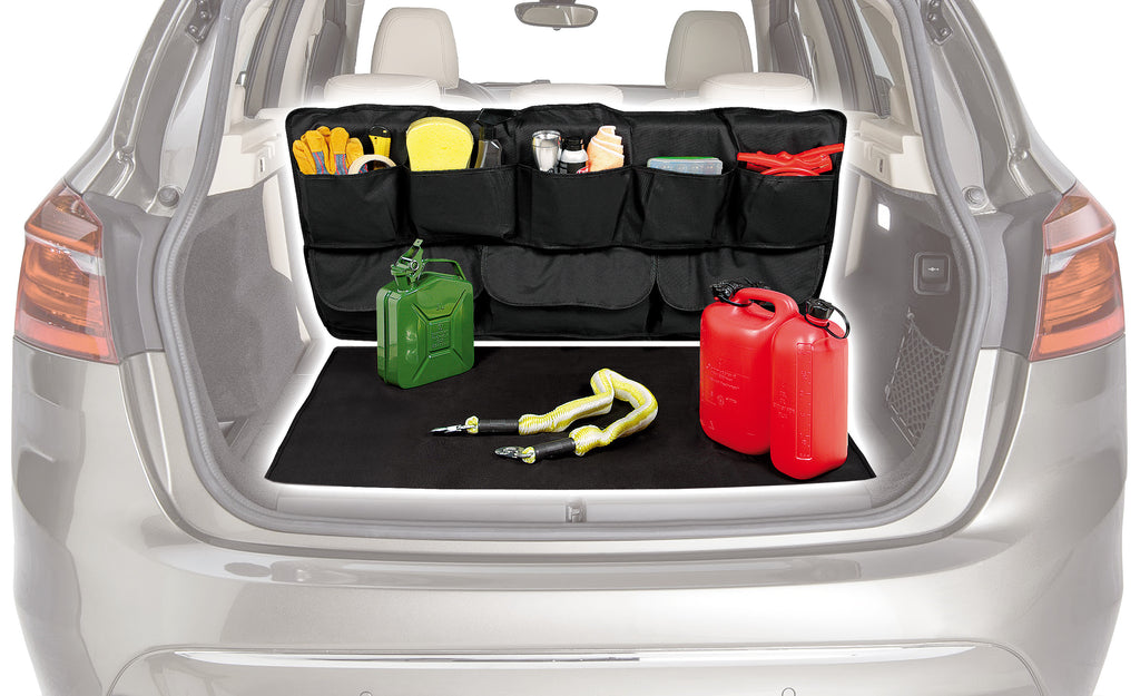 Organizer baule con tappeto di protezione