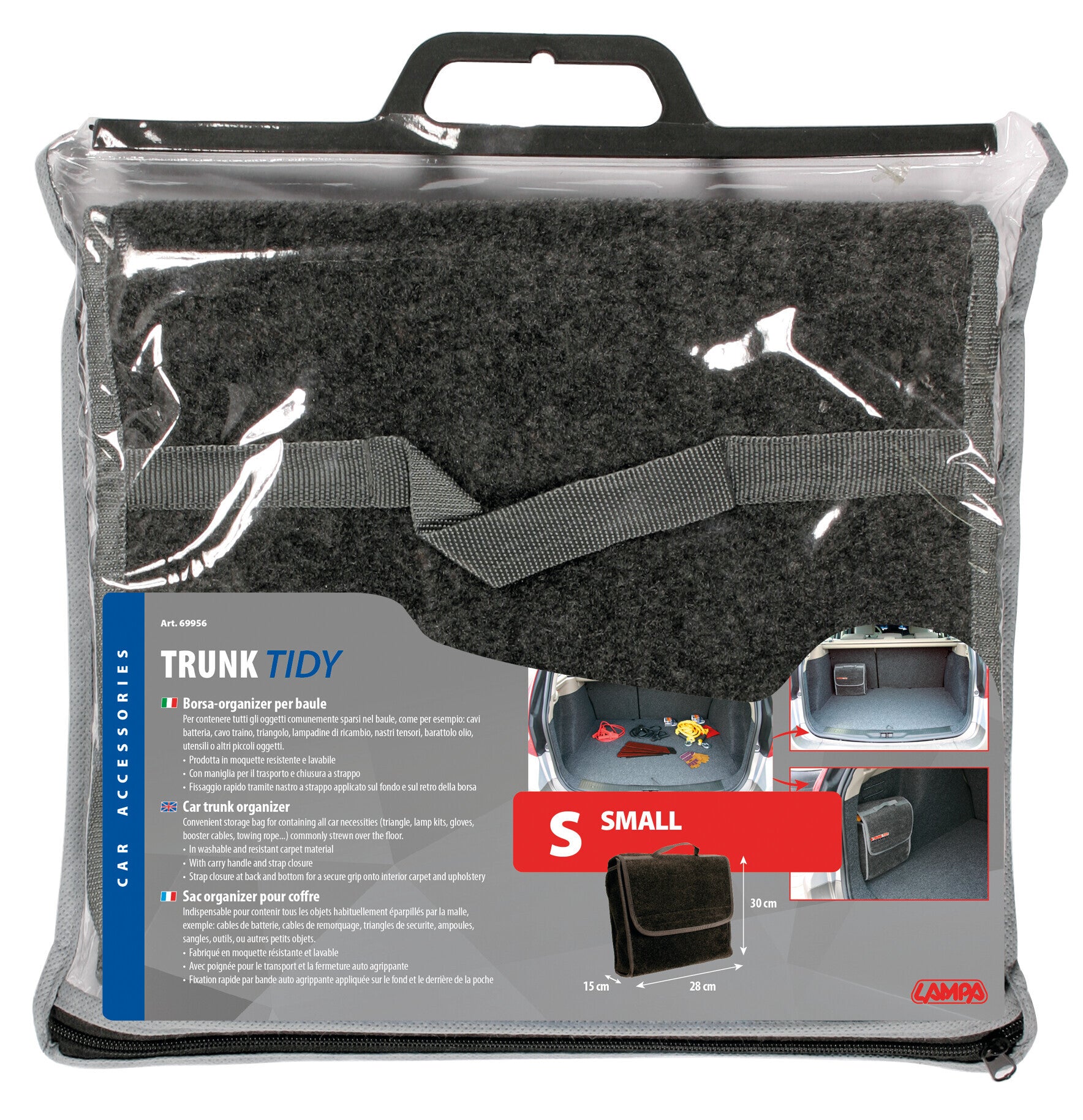 Trunk-Tidy, borsa organizer per baule - S