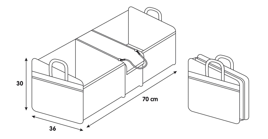 Organizer Deluxe per baule - XL