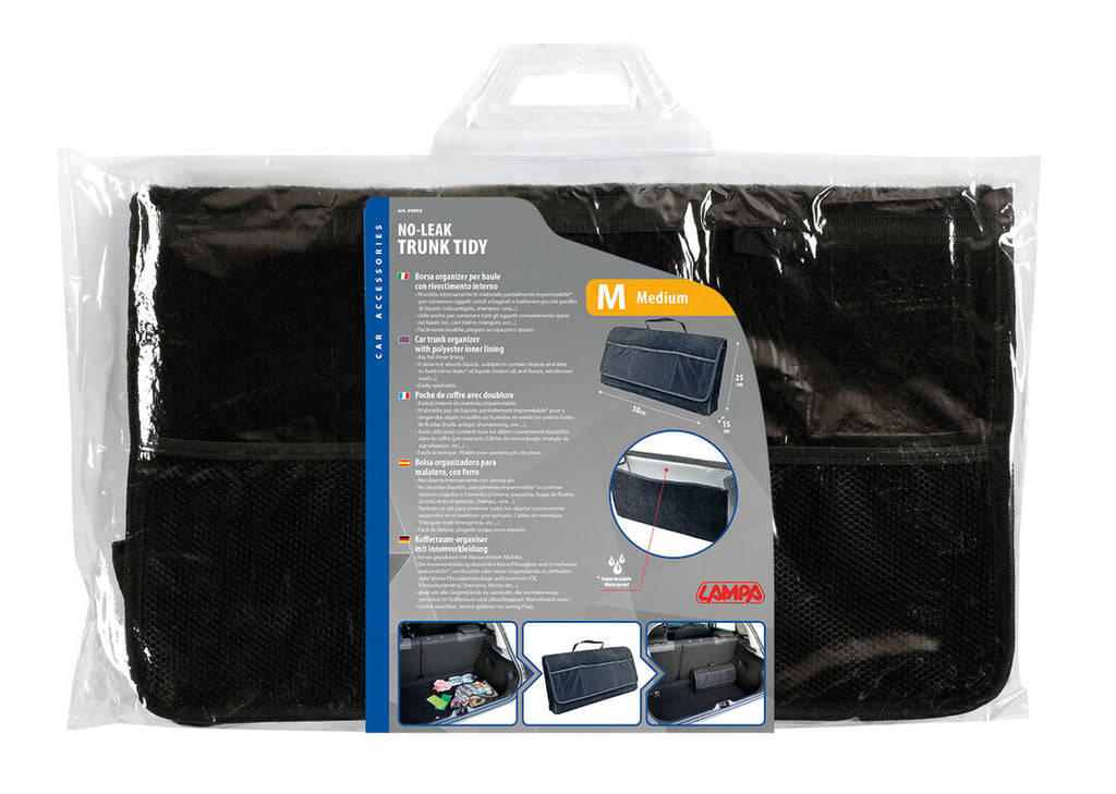 Borsa organizer per baule con rivestimento interno - M