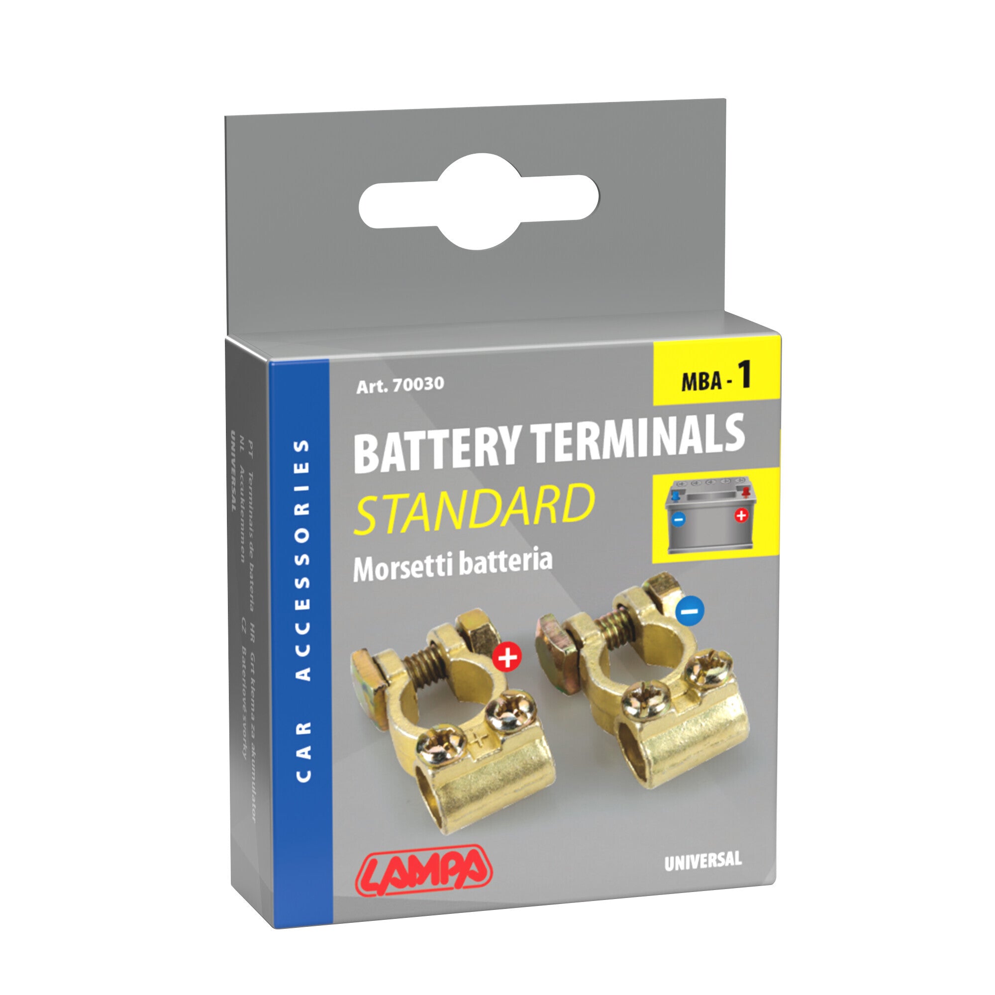 Coppia morsetti batteria standard