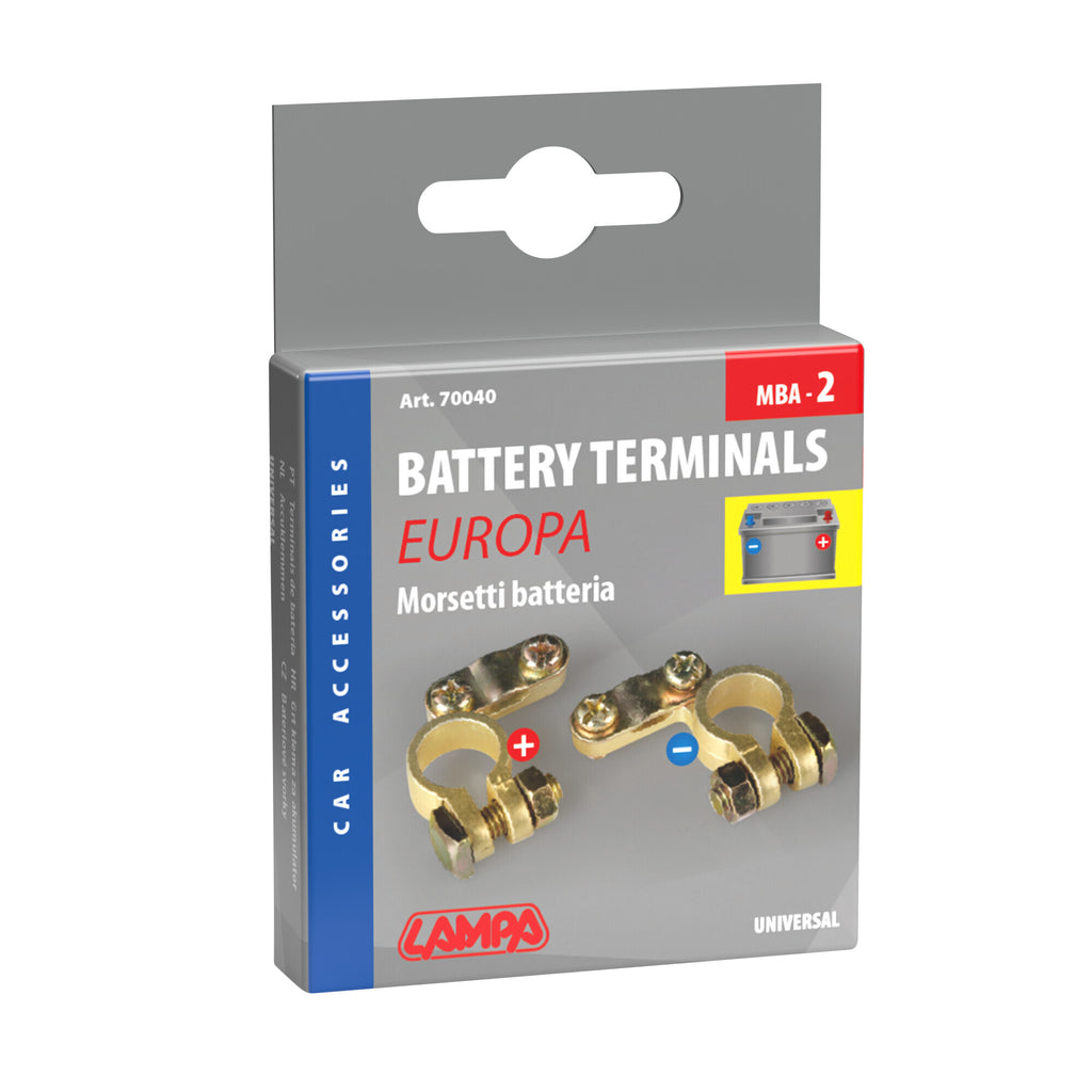 Coppia morsetti batteria modello Europa
