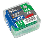 Confezione 50 fusibili lamellari, 12/32V - 30A