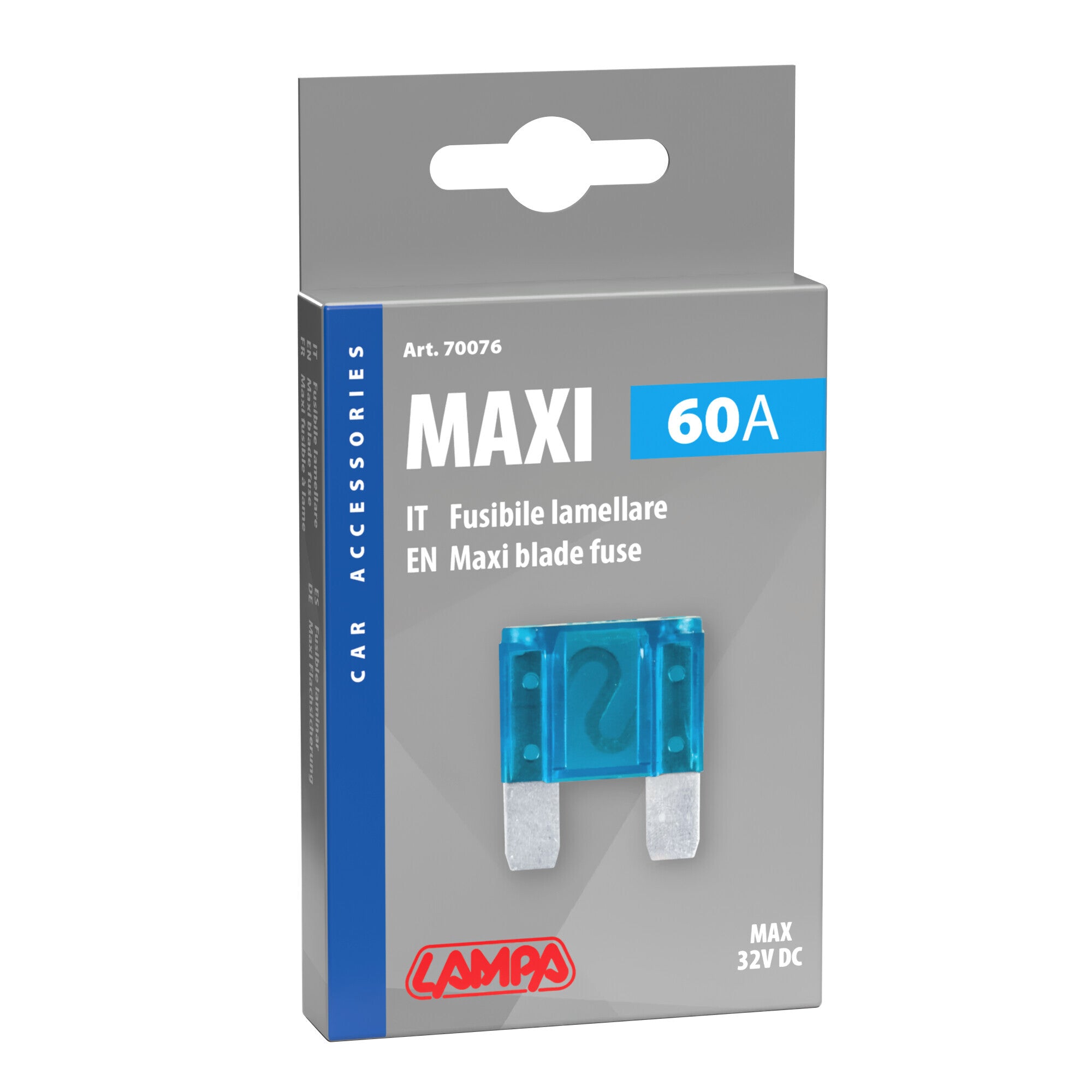 Fusibile lamellare Maxi, 12/32V - 60A