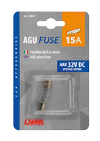 Fusibile AGU in vetro, 12/32V - 15A