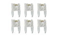 Smart Led, set 6 micro-fusibili lamellari con spia a led, 12/32V - 25A