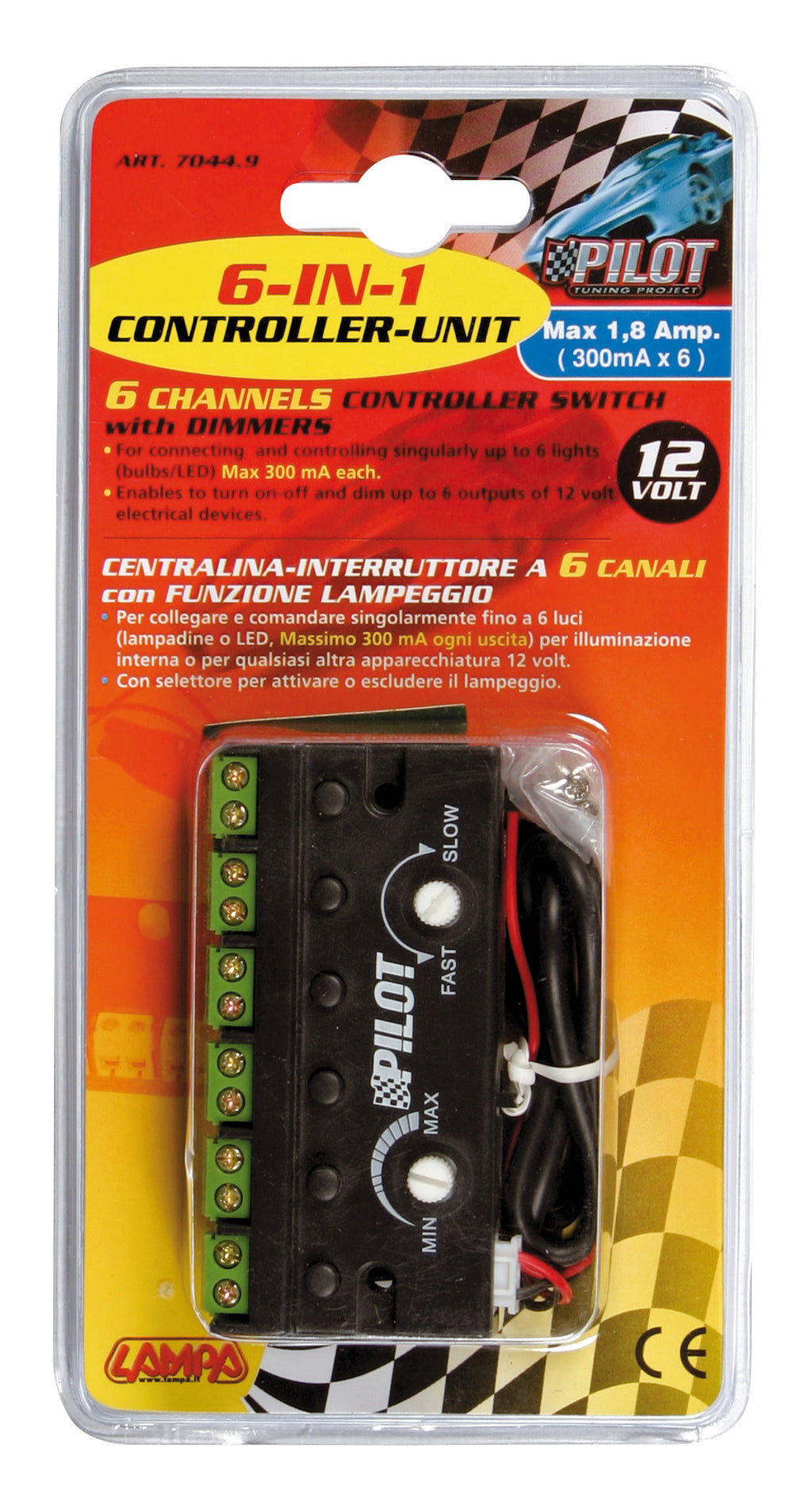 6 in 1 controller-unit 12V