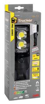 GL-11 Trucker, lampada ispezione ricaricabile a Led Cob - 12/24V