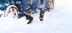 Pala da neve, con manico in alluminio