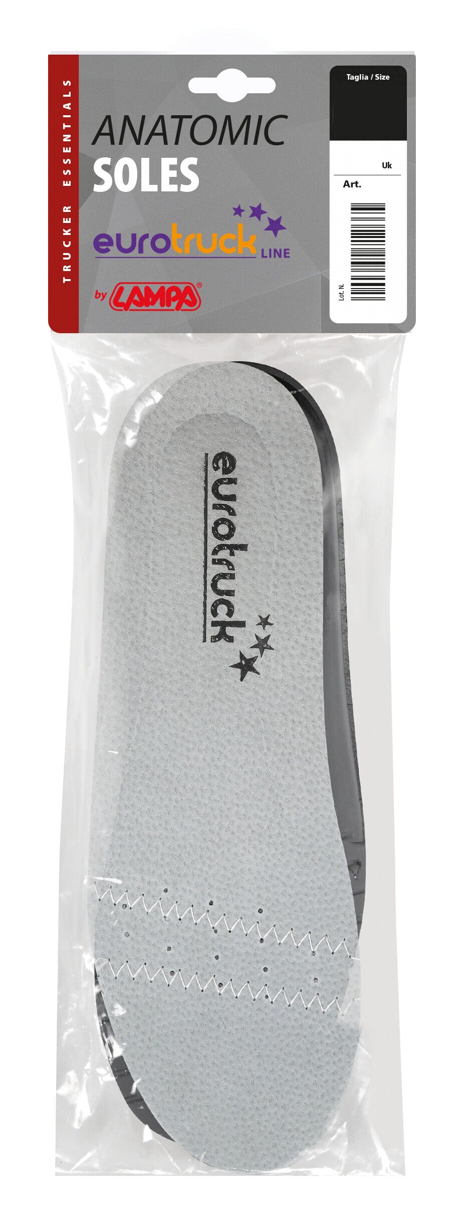 Eurotruck, coppia solette anatomiche - EU 47 - UK 12