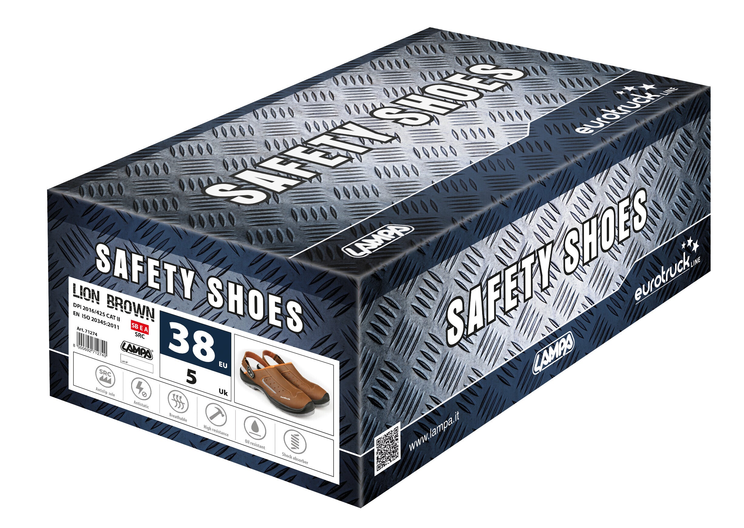 Lion Brown, sabot antinfortunisticI - EU 38 - UK 5