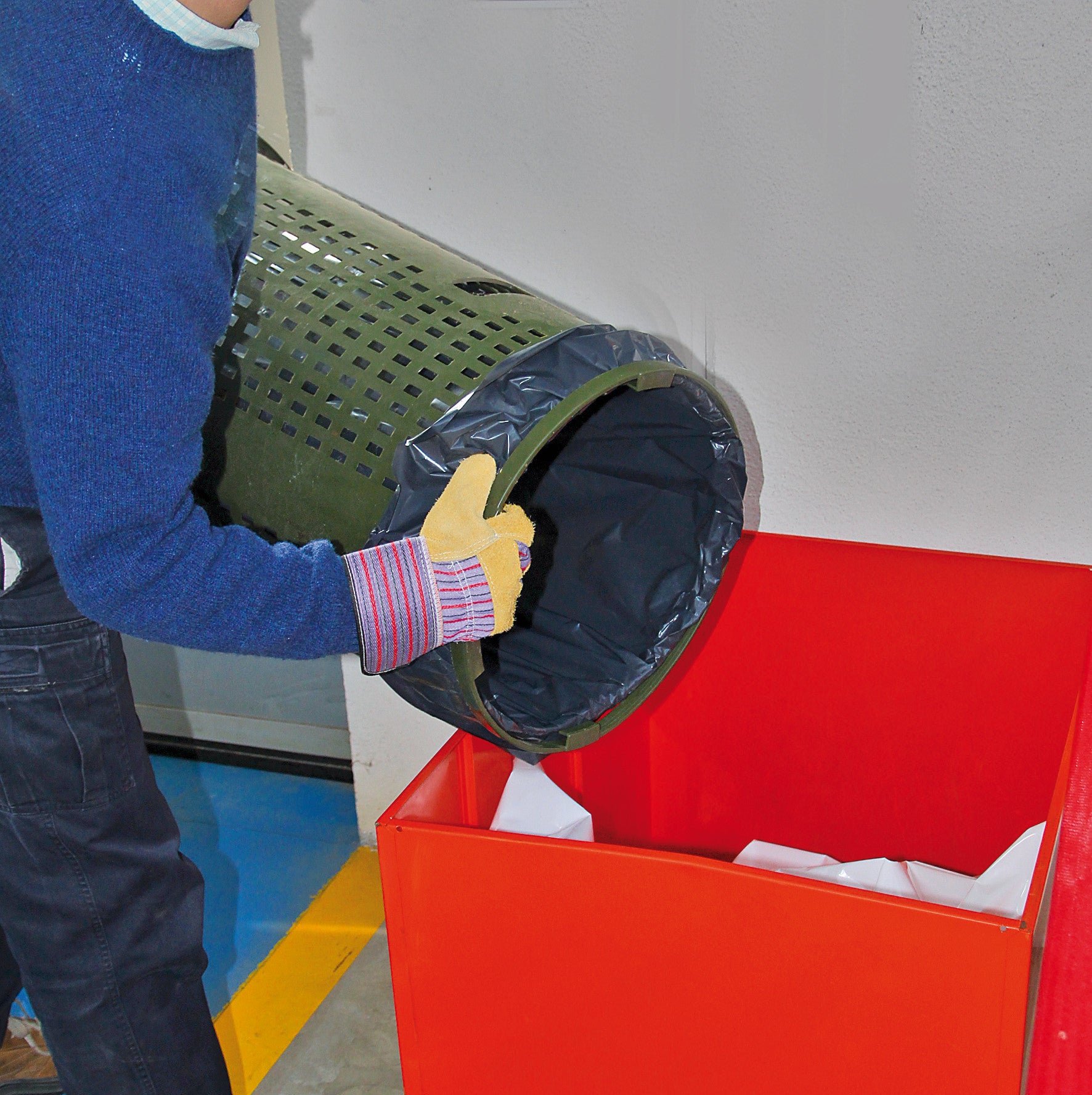 Guanti lavoro in pelle scamosciata di vitello - 9