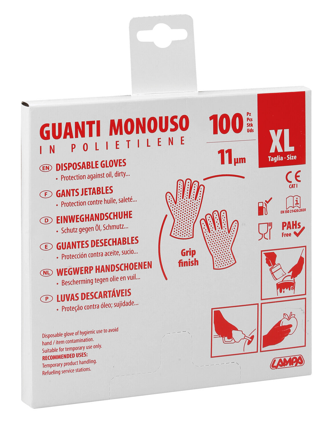 Guanti monouso - 100 pz (dispenser)