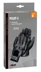 Pilot-3, guanti guida - M - Nero