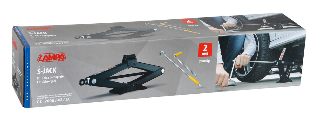 Cric a pantografo - 2.000 kg