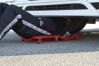 Carrello sottomacchina anatomico con poggiatesta