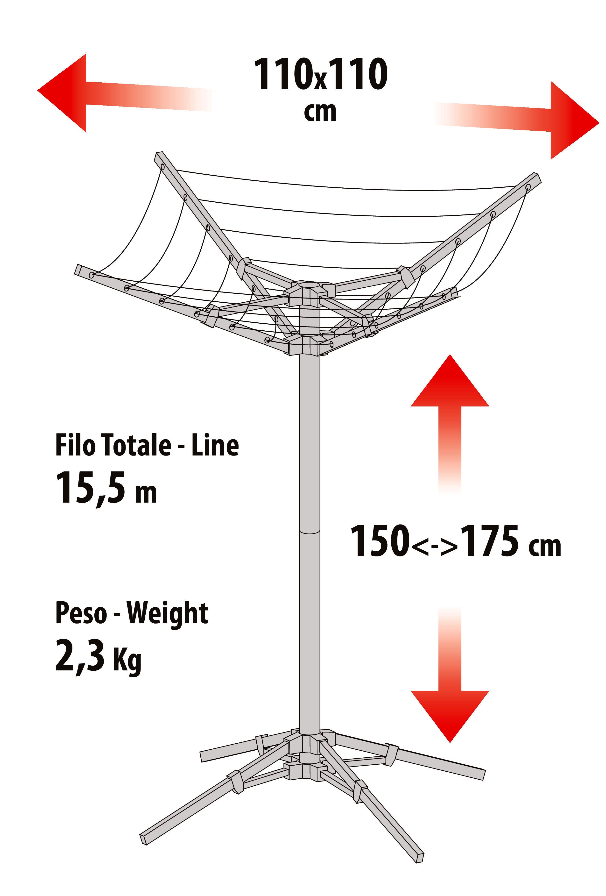 Air-Dry, stendibiancheria da esterno