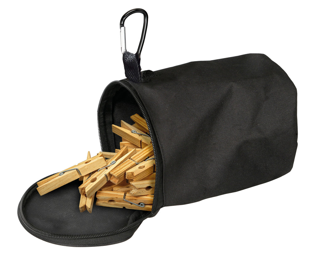 Porta mollette da bucato con moschettone - 3 L