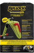 Bullock Defender Pro Blocca Volante Antifurto Universale per Auto, Scudo di Sicurezza in lega Rinforzata, Ideale per City Car, Facile Installazione + Arbre Magique POP Ocean