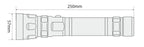 Patrol-Led, torcia a Led in alluminio - Maxi - 3W
