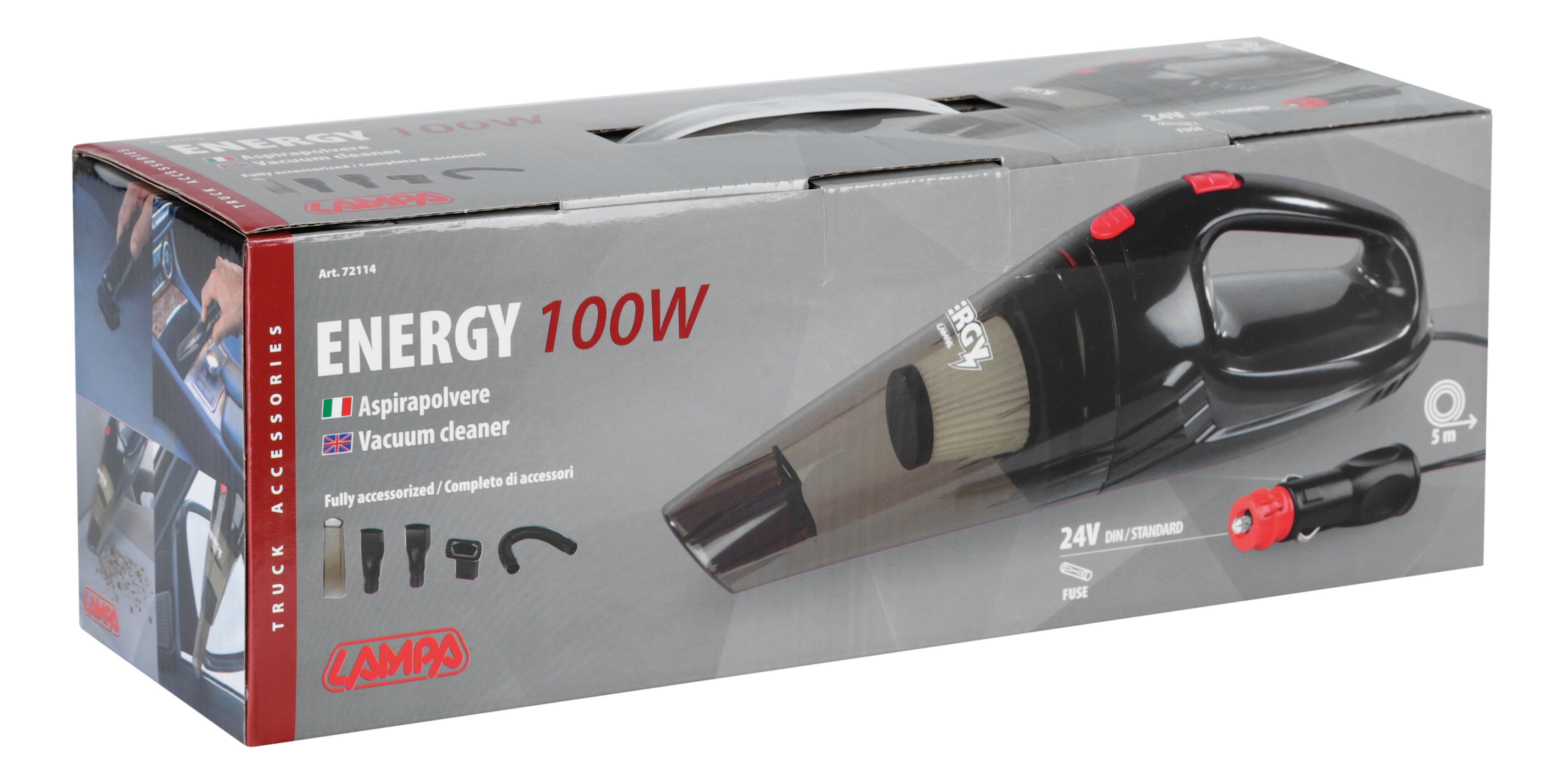 Energy, aspirapolvere - 24V - 100W