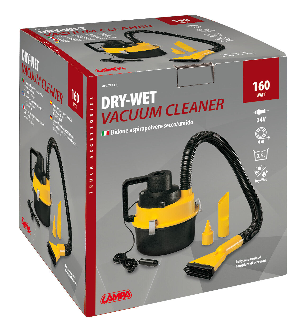 Bidone aspirapolvere 24V