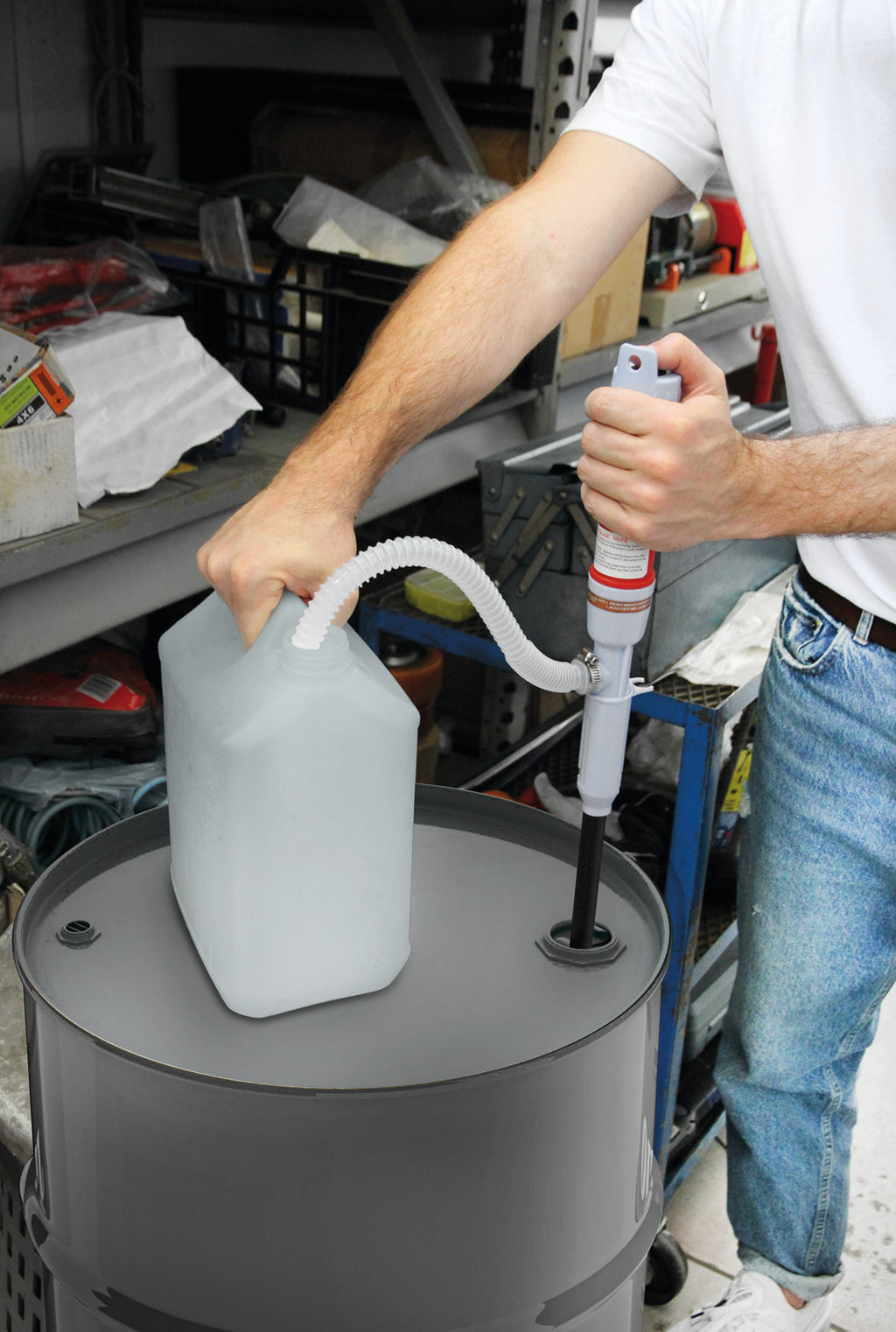 Pompa a batteria per travaso liquidi - 6 L/min