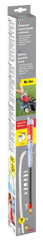 Pompa a batteria per travaso liquidi - 6 L/min