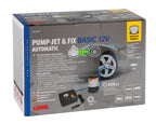 Pump-Jet & Fix Basic, kit riparazione pneumatici, 12V
